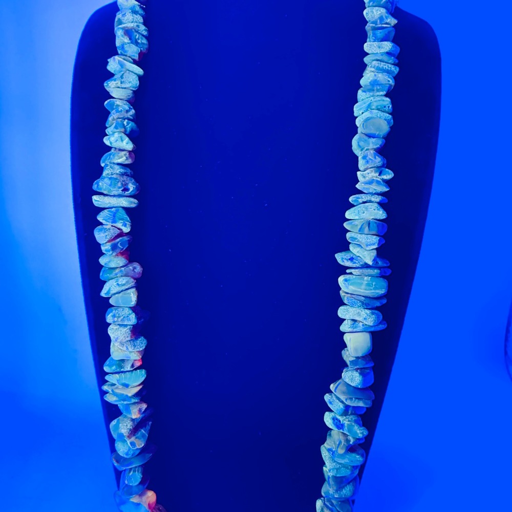 Vintage‎ Natural Baltic Amber Chunky Chip Necklace Graduated Cognac Honey 30in - Picture 14 of 14